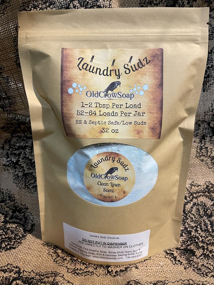 Laundry Sudz – OldCrowSoap